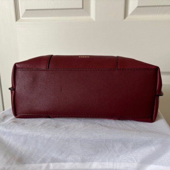 Fossil Skylar Satchel Red Velvet - Picture 5 of 14